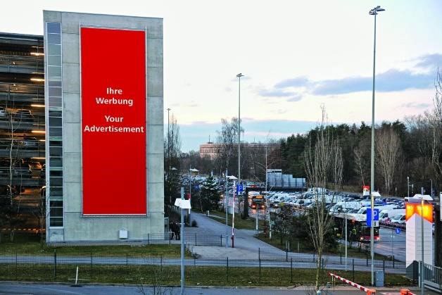 Multi-storey car park banner Multi-storey car park banner