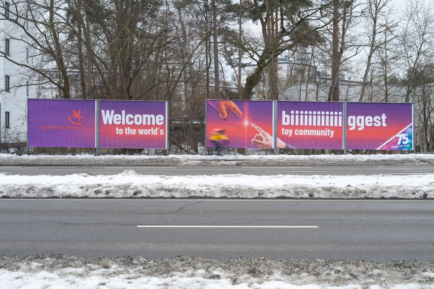 Großflächen Plakat - Zufahrt Parkhaus Süd