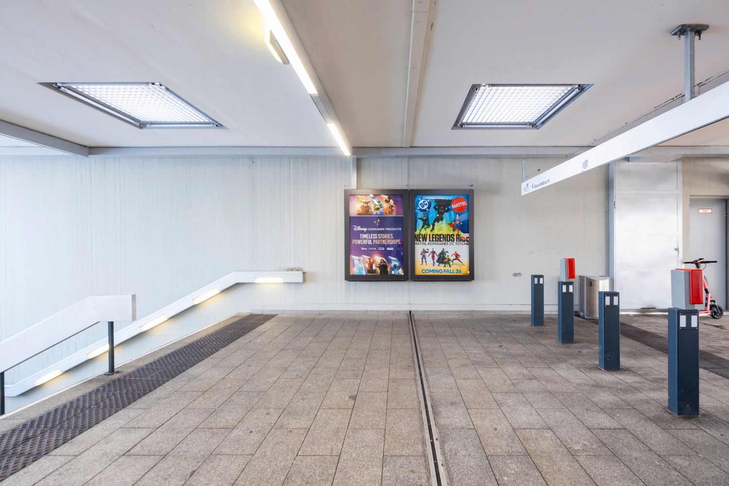 City Light Poster - Zugang Messe