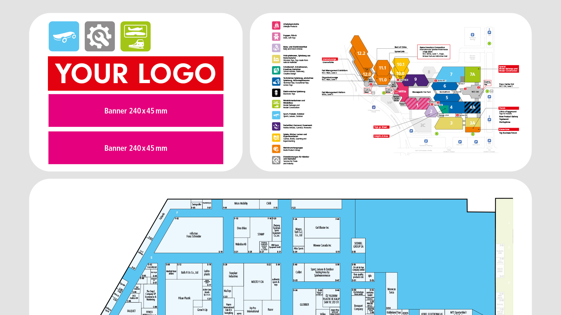 Hallenplan Logo/Banner Sponsor (Halleneingang, Print) 